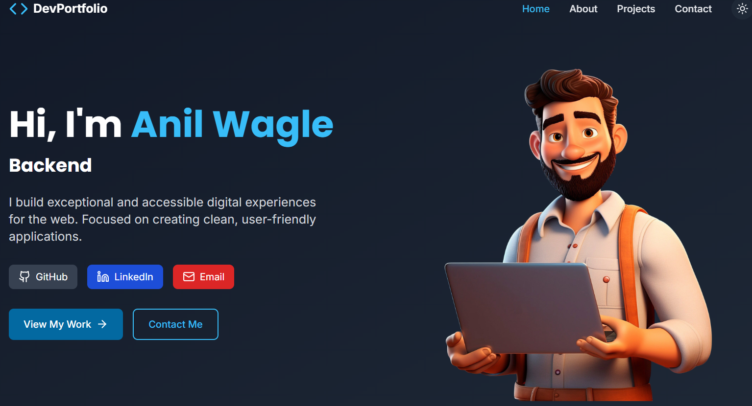 Website Anil | Anil Wagle | Software Developer Anil Wagle